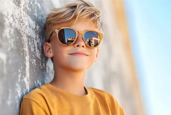 Protección solar ocular en niños